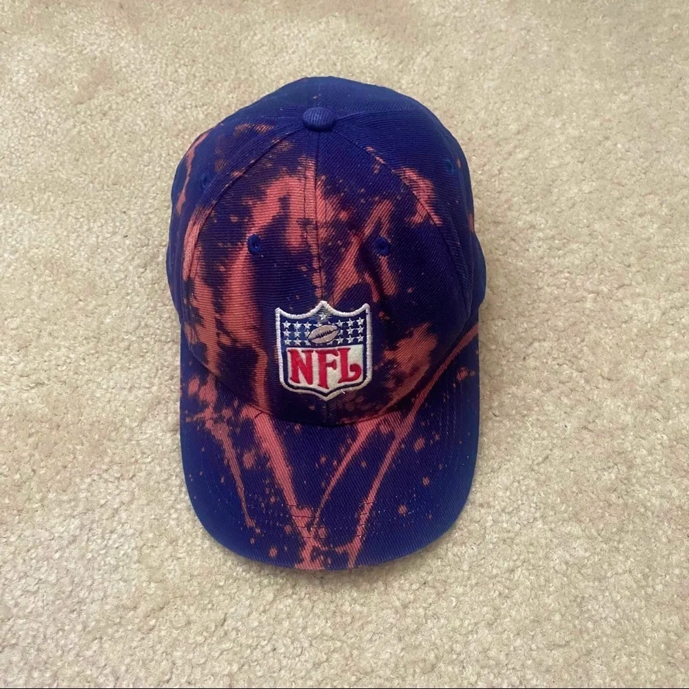 NFL Bleach Splatter Dad Hat OS
